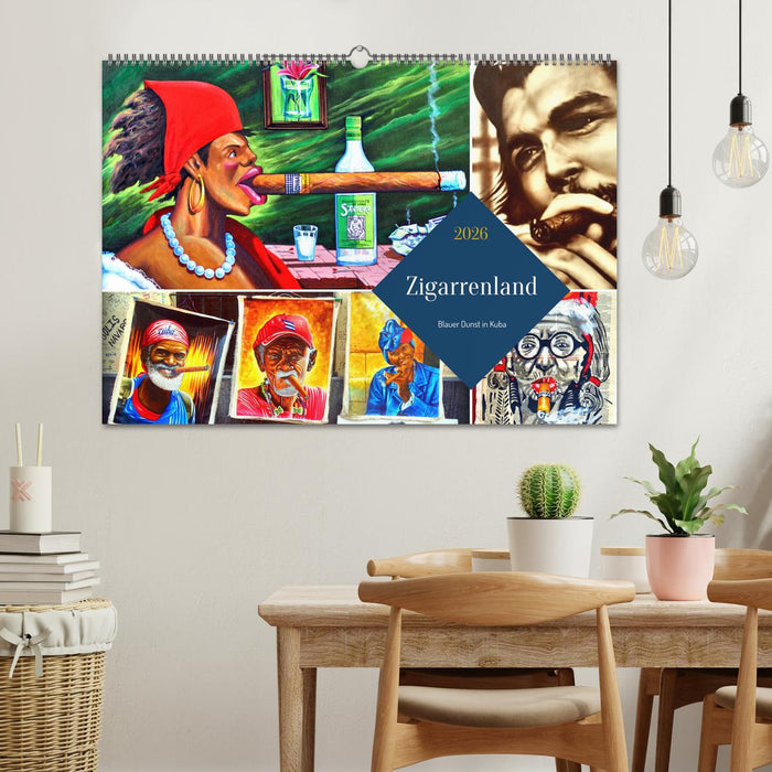 Zigarrenland - Blauer Dunst in Kuba (CALVENDO Wandkalender 2026)