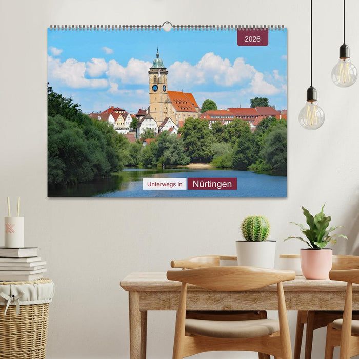 Unterwegs in Nürtingen (CALVENDO Wandkalender 2026)