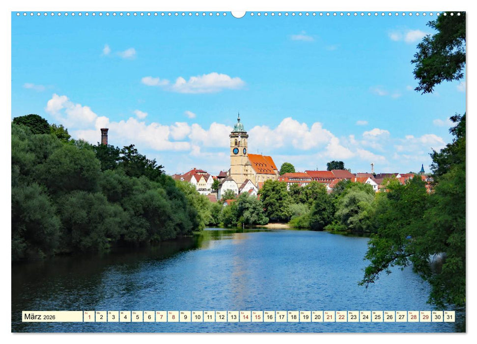 Unterwegs in Nürtingen (CALVENDO Wandkalender 2026)