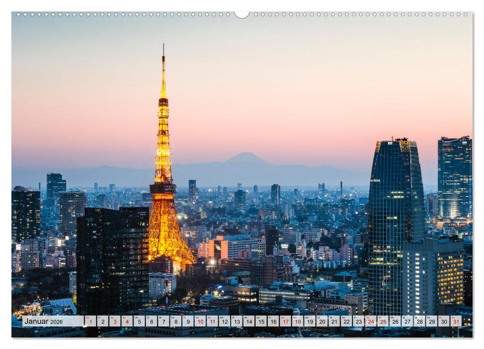 Japan - Traditionen und Modernität (CALVENDO Premium Wandkalender 2026)