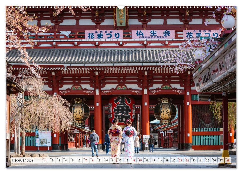 Japan - Traditionen und Modernität (CALVENDO Premium Wandkalender 2026)