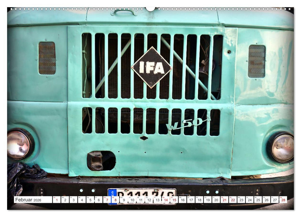 German Trucks - Deutsche LKW in Kuba (CALVENDO Wandkalender 2026)