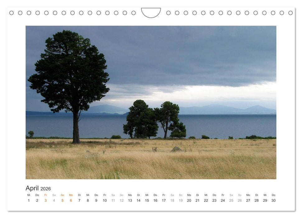 Traumziel Neuseelands Nordinsel 2026 (CALVENDO Wandkalender 2026)