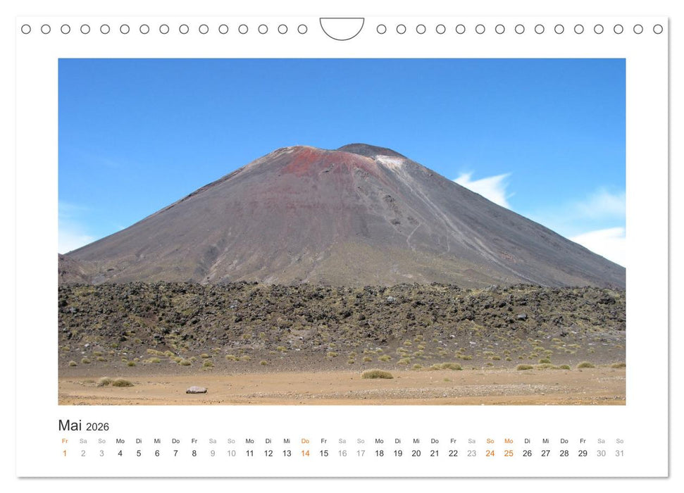 Traumziel Neuseelands Nordinsel 2026 (CALVENDO Wandkalender 2026)