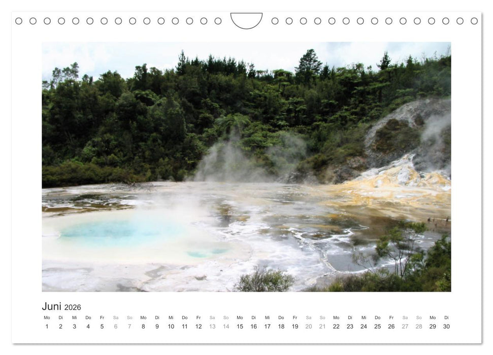 Traumziel Neuseelands Nordinsel 2026 (CALVENDO Wandkalender 2026)