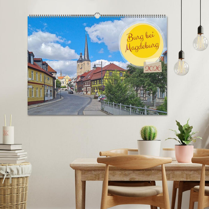Burg bei Magdeburg (CALVENDO Wandkalender 2026)