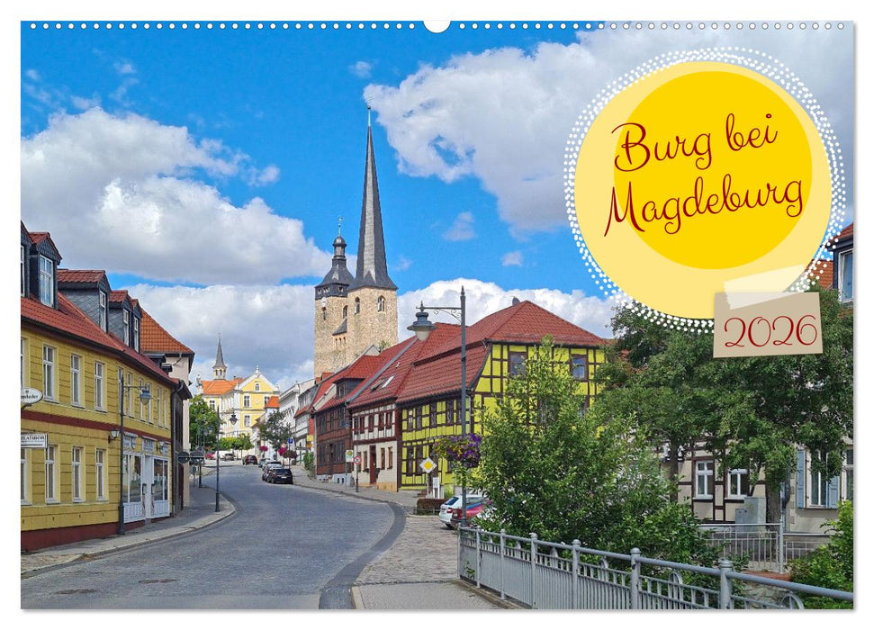 Burg bei Magdeburg (CALVENDO Wandkalender 2026)