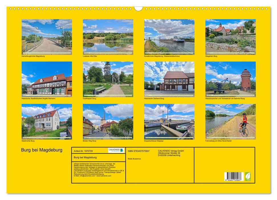 Burg bei Magdeburg (CALVENDO Wandkalender 2026)