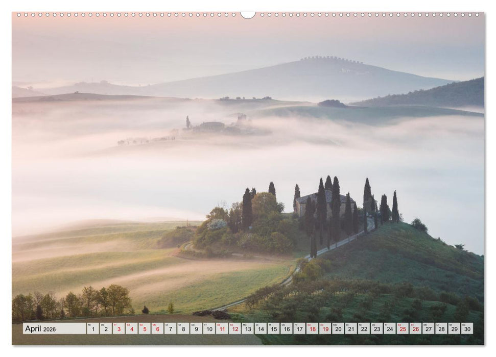 Toskana - Emotionen aus dem Bel Paese (CALVENDO Wandkalender 2026)