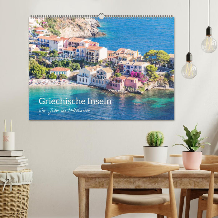 Griechische Inseln - Ein Jahr im Mittelmeer (CALVENDO Wandkalender 2026)