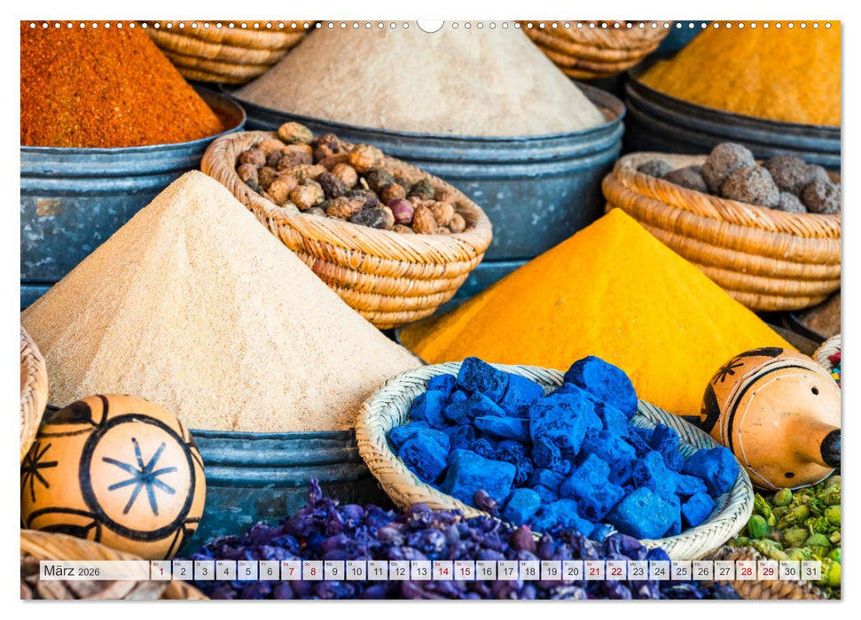 Marokko – Wahrzeichen und Kultur (CALVENDO Wandkalender 2026)