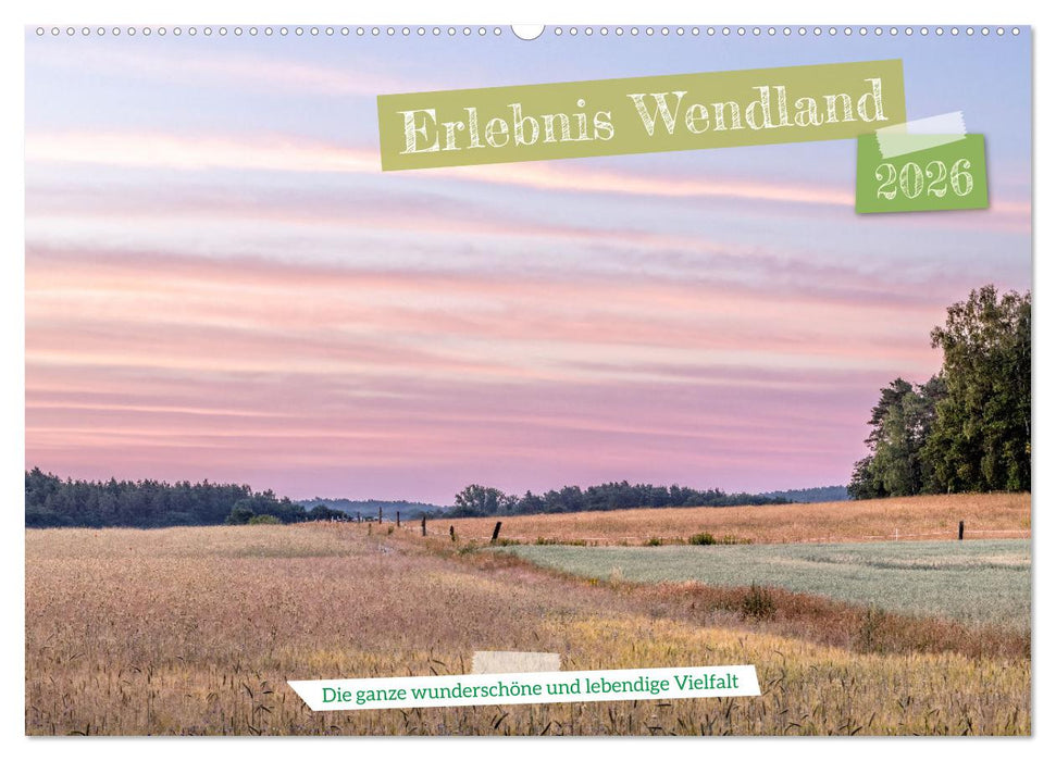 Erlebnis Wendland (CALVENDO Wandkalender 2026)