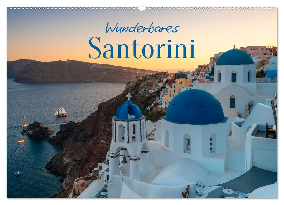 Wunderbares Santorini - Matteo Colombo (CALVENDO Wandkalender 2026)