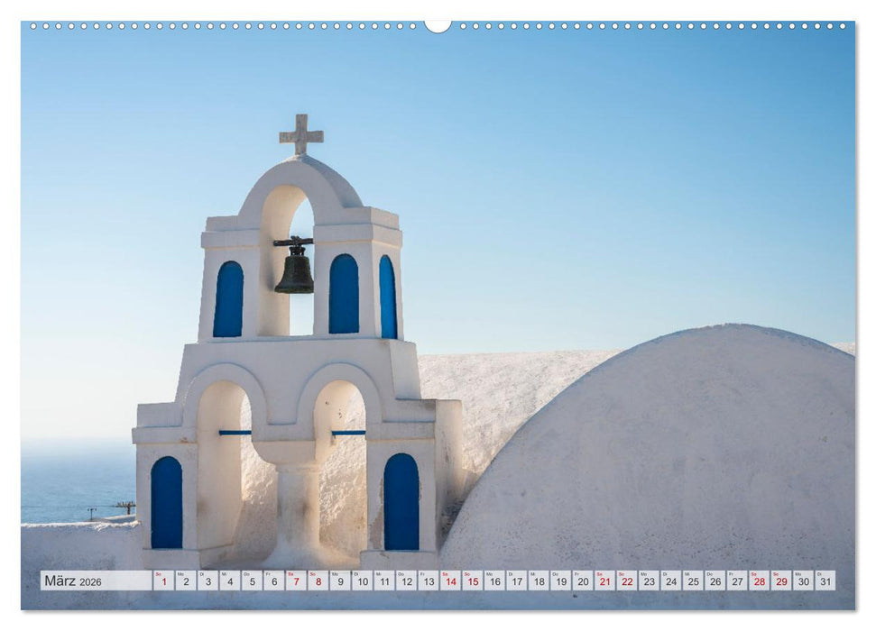 Wunderbares Santorini - Matteo Colombo (CALVENDO Wandkalender 2026)