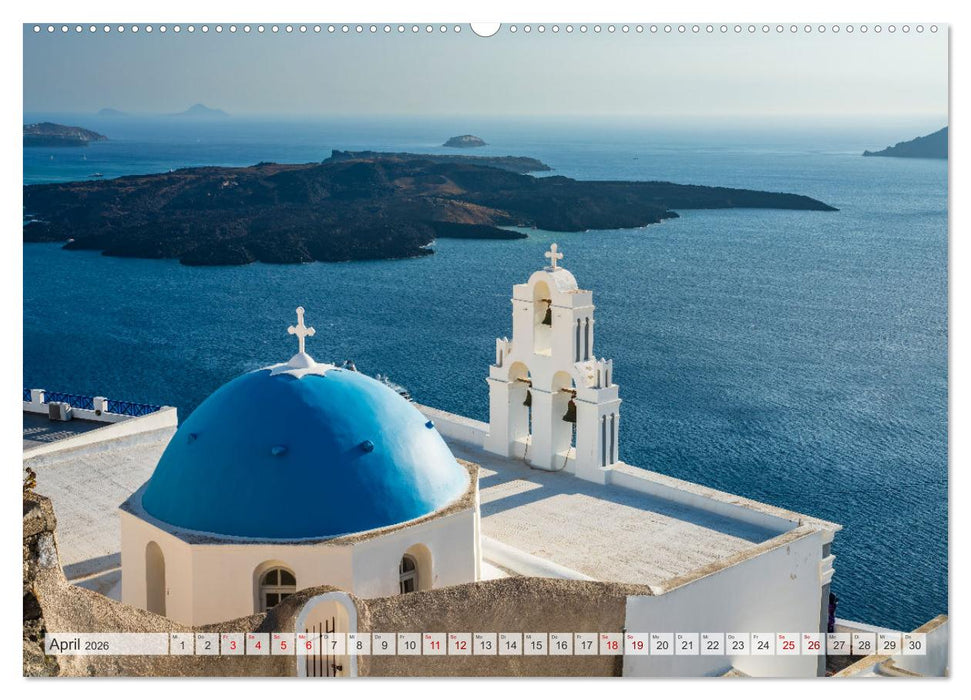 Wunderbares Santorini - Matteo Colombo (CALVENDO Wandkalender 2026)