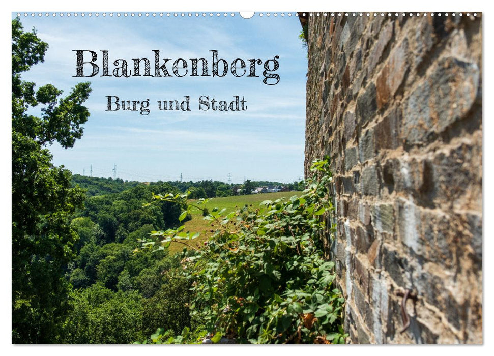 Blankenberg Burg und Stadt (CALVENDO Wandkalender 2026)