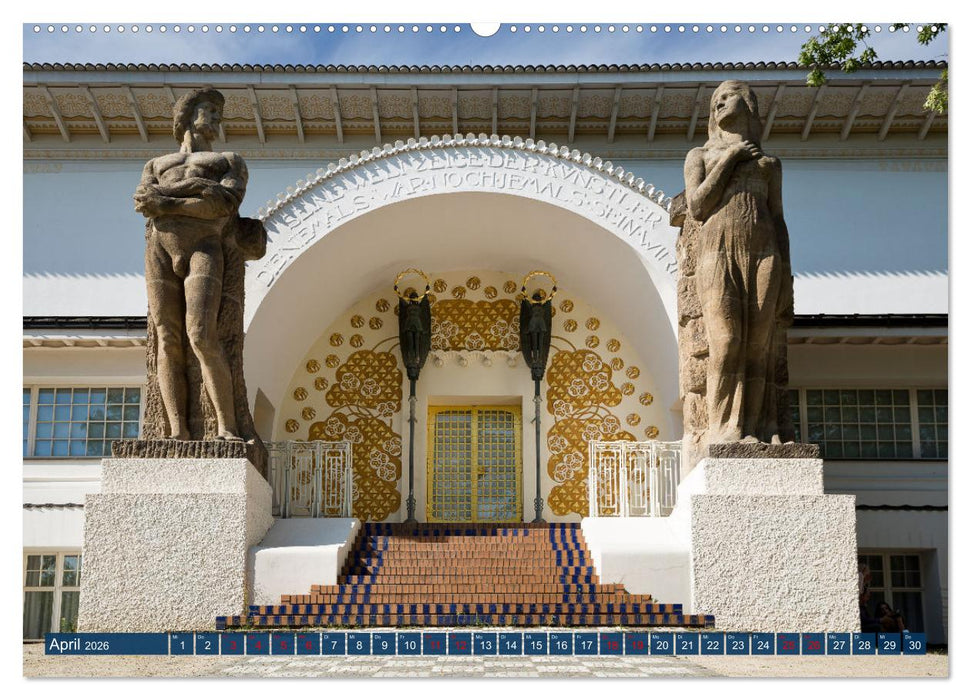 Darmstadt - Mathildenhöhe und Altstadt (CALVENDO Wandkalender 2026)