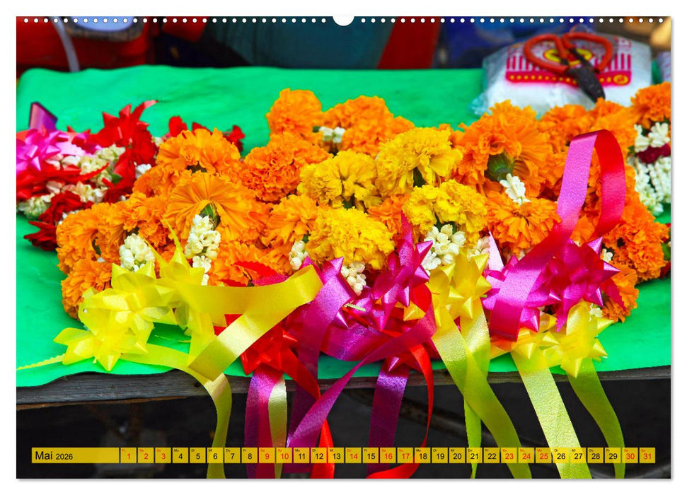 Farbenfrohes Thailand (CALVENDO Wandkalender 2026)