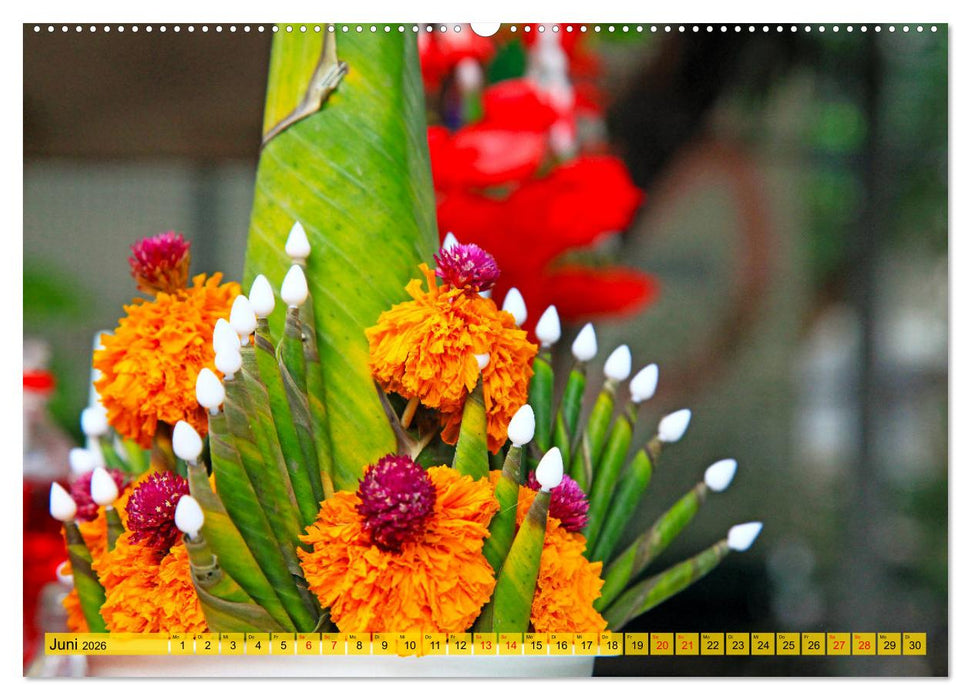 Farbenfrohes Thailand (CALVENDO Wandkalender 2026)