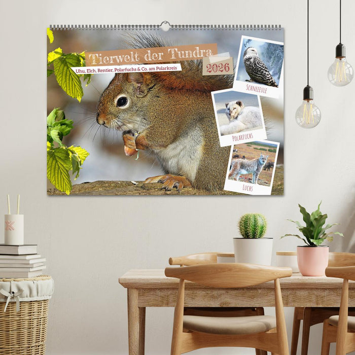 Tierwelt der Tundra (CALVENDO Wandkalender 2026)