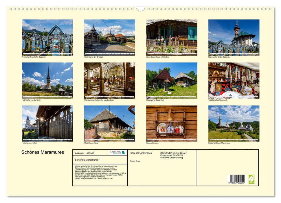 Schönes Maramures (CALVENDO Wandkalender 2026)