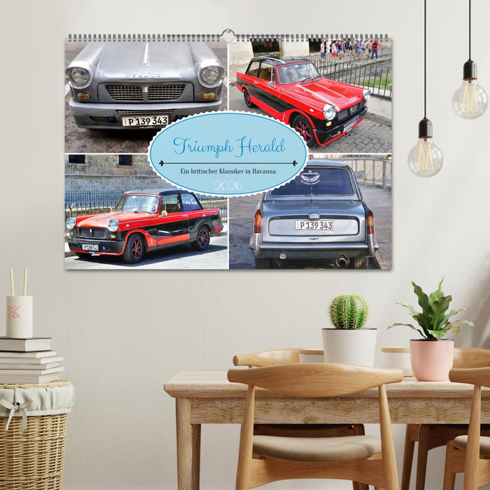 Triumph Herald - Ein britischer Klassiker in Havanna (CALVENDO Wandkalender 2026)