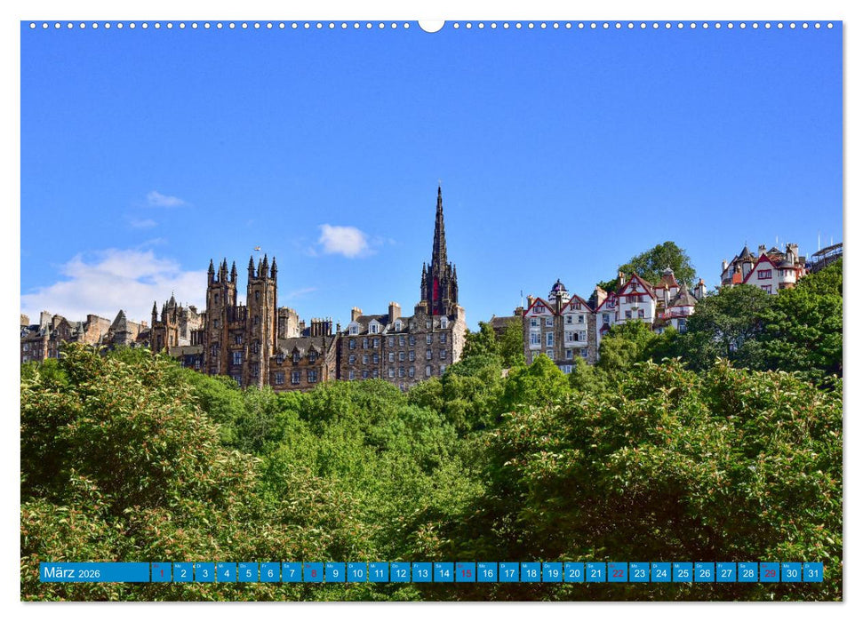 Postkartenmotive aus Edinburgh (CALVENDO Premium Wandkalender 2026)