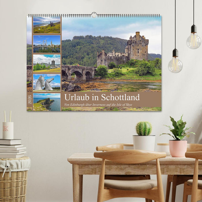 Urlaub in Schottland (CALVENDO Wandkalender 2026)