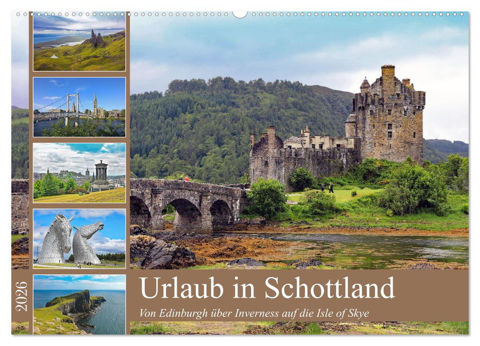 Urlaub in Schottland (CALVENDO Wandkalender 2026)