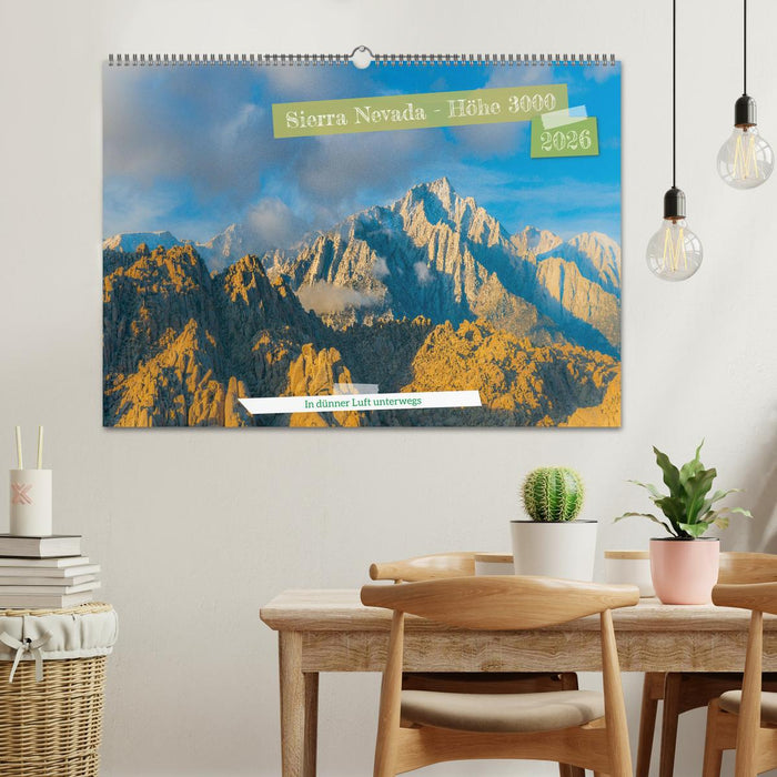 Sierra Nevada - Höhe 3000 (CALVENDO Wandkalender 2026)