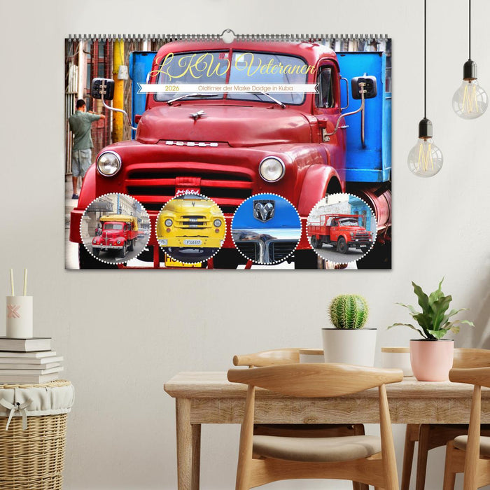 LKW Veteranen - Oldtimer der Marke Dodge in Kuba (CALVENDO Wandkalender 2026)