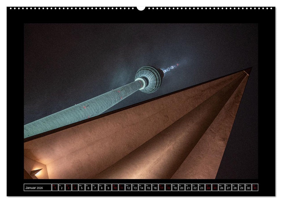 Berlin im Dunkeln (CALVENDO Wandkalender 2026)