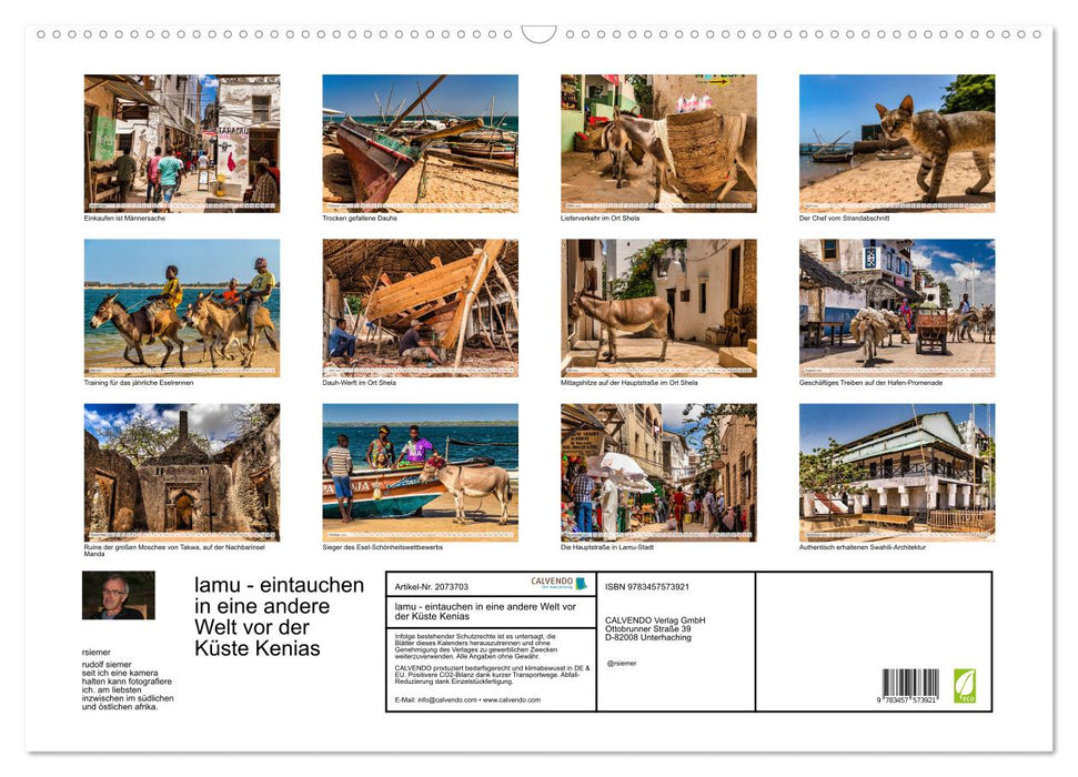 lamu - eintauchen in eine andere Welt vor der Küste Kenias (CALVENDO Wandkalender 2026)