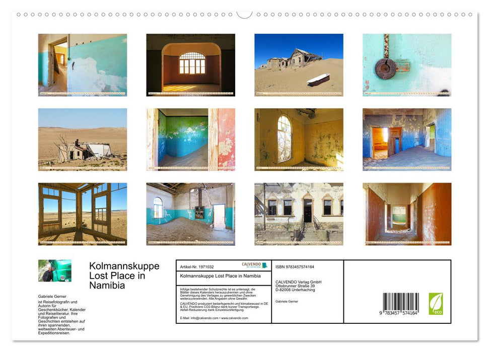 Kolmannskuppe Lost Place in Namibia (CALVENDO Premium Wandkalender 2026)