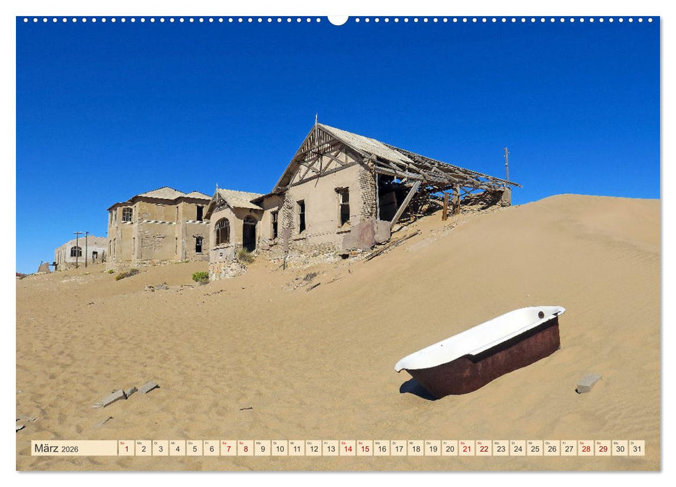 Kolmannskuppe Lost Place in Namibia (CALVENDO Premium Wandkalender 2026)