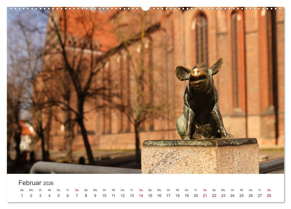 Unser schönes Wismar (CALVENDO Wandkalender 2026)