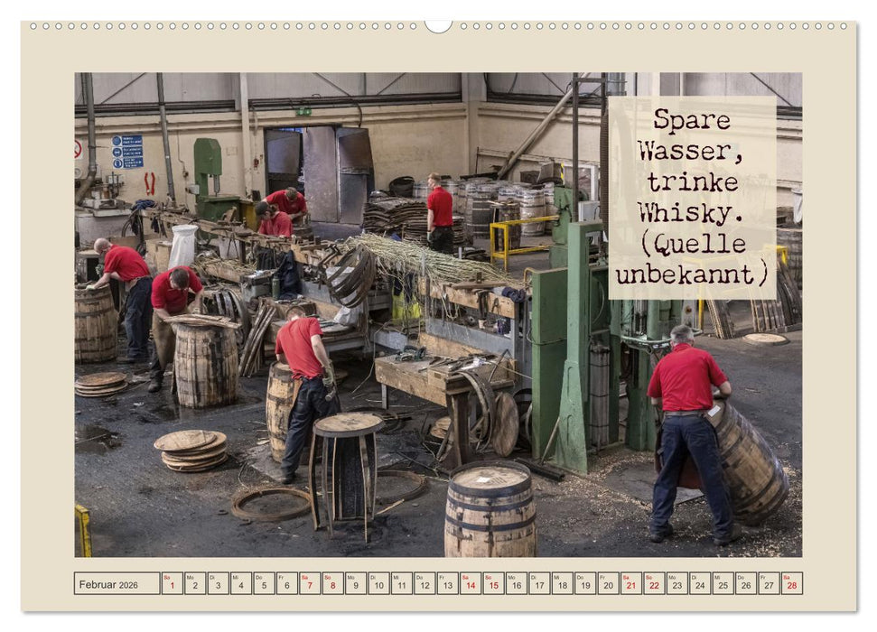 Weise Whisky-Worte (CALVENDO Wandkalender 2026)