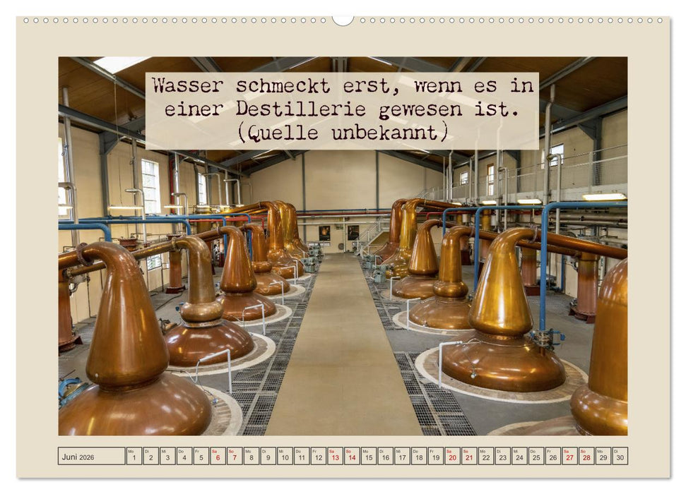 Weise Whisky-Worte (CALVENDO Wandkalender 2026)