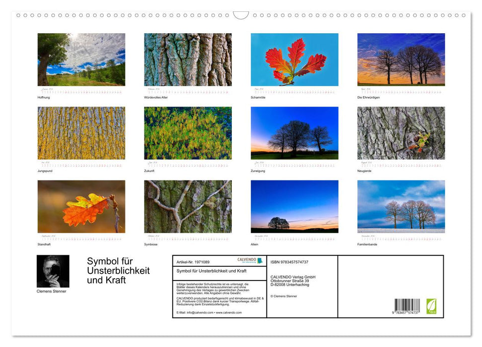 Symbol für Unsterblichkeit und Kraft (CALVENDO Wandkalender 2026)