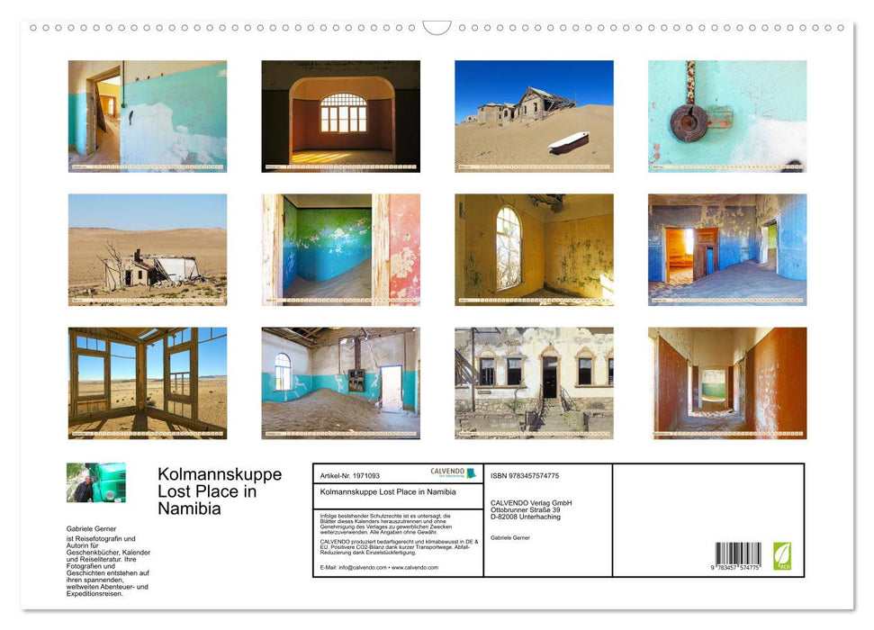 Kolmannskuppe Lost Place in Namibia (CALVENDO Wandkalender 2026)