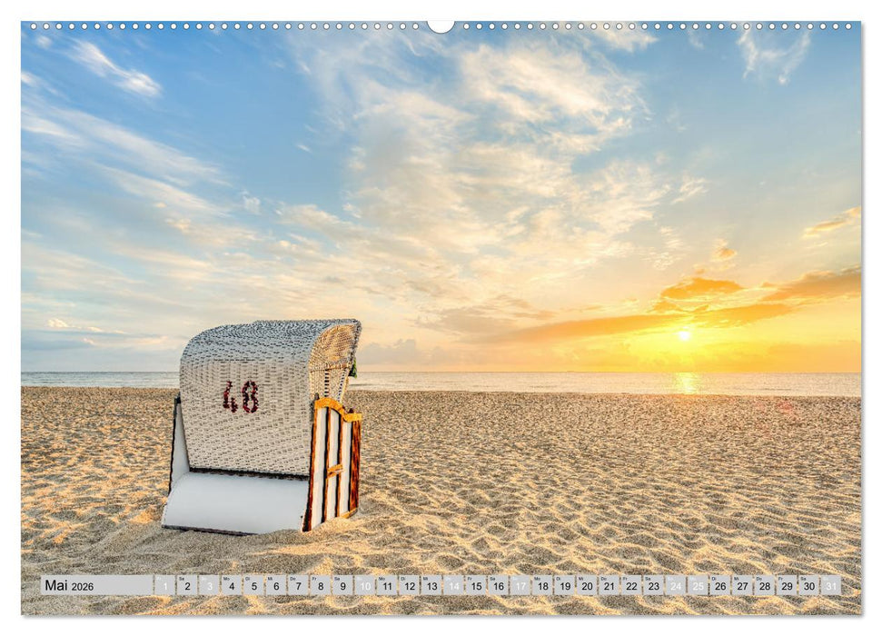 Wunderschöne Ostsee Rügen und Usedom (CALVENDO Wandkalender 2026)