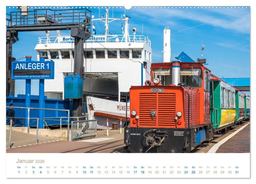 Meine Insel Borkum (CALVENDO Premium Wandkalender 2026)