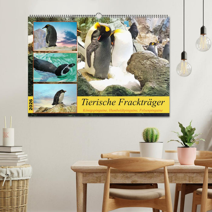 Tierische Frackträger (CALVENDO Wandkalender 2026)