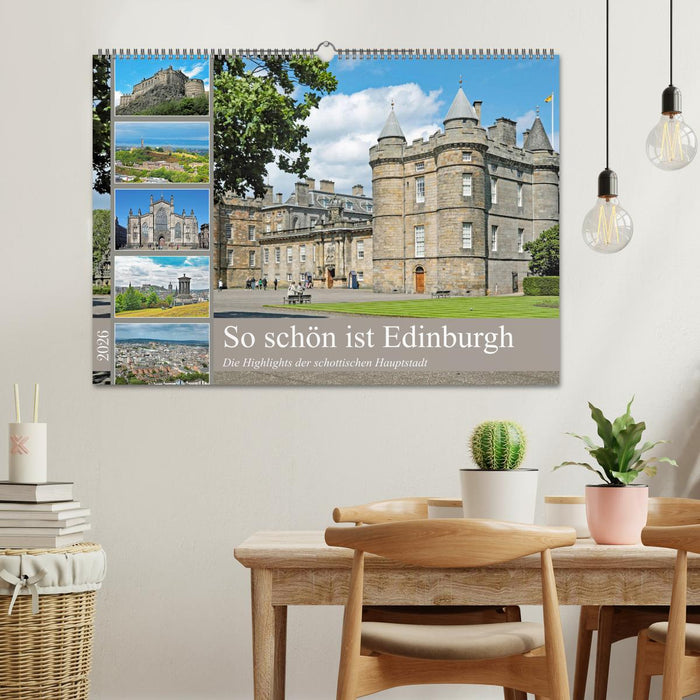 So schön ist Edinburgh (CALVENDO Wandkalender 2026)