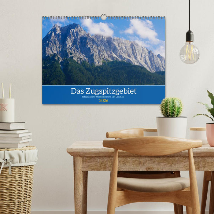 Das Zugspitzegebiet (CALVENDO Wandkalender 2026)