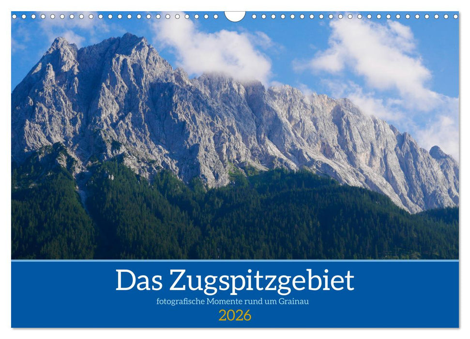 Das Zugspitzegebiet (CALVENDO Wandkalender 2026)