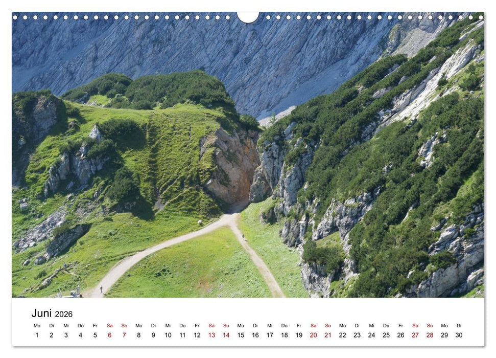 Das Zugspitzegebiet (CALVENDO Wandkalender 2026)