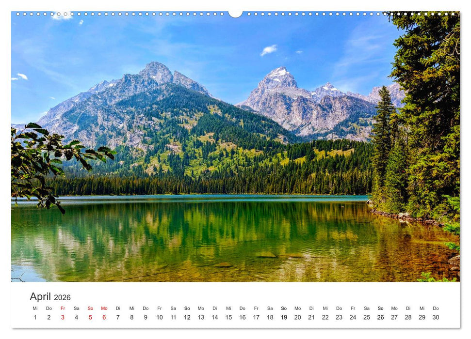 Wyoming - Der Bundesstaat der großen Ebenen. (CALVENDO Premium Wandkalender 2026)