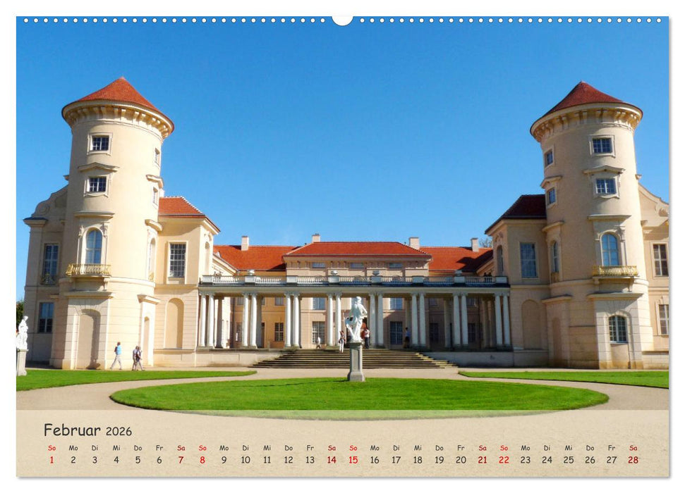 Schlösser in Ostdeutschland (CALVENDO Wandkalender 2026)