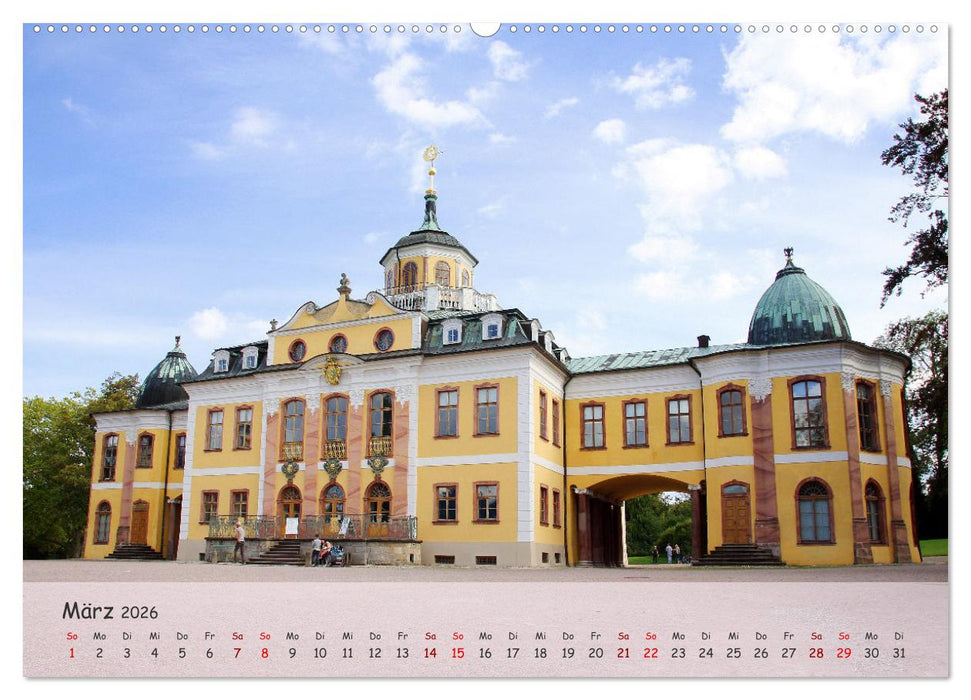 Schlösser in Ostdeutschland (CALVENDO Wandkalender 2026)